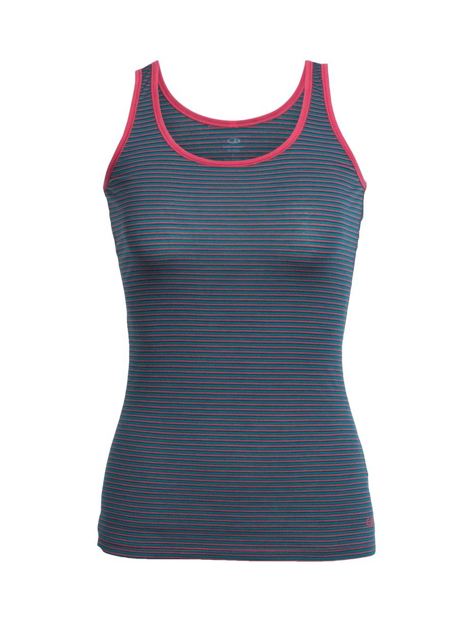 Icebreaker - Siren Tank Women's (merinoull), Wild Rose/Harmony
