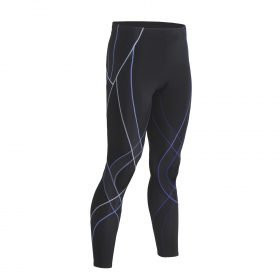 CW-X - Men's Endurance Generator Compression Tight, Black/Blue Gradation