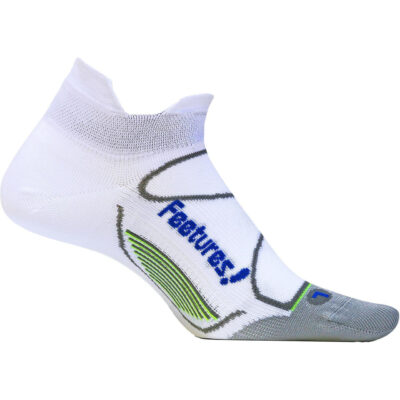 Feetures - Elite Ultra Light Sock, White/Olympian Blue