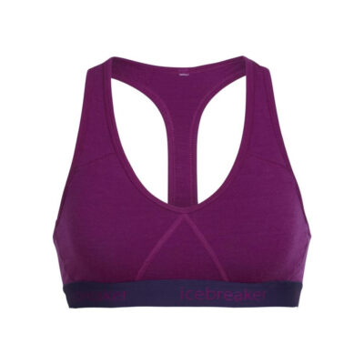 Icebreaker - Sprite Racerback Bra (merino), Vivid/Aura