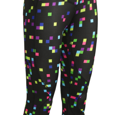 CW-X - Women's Stabilyx 3/4 Compression Tights, Black/Multi-Square