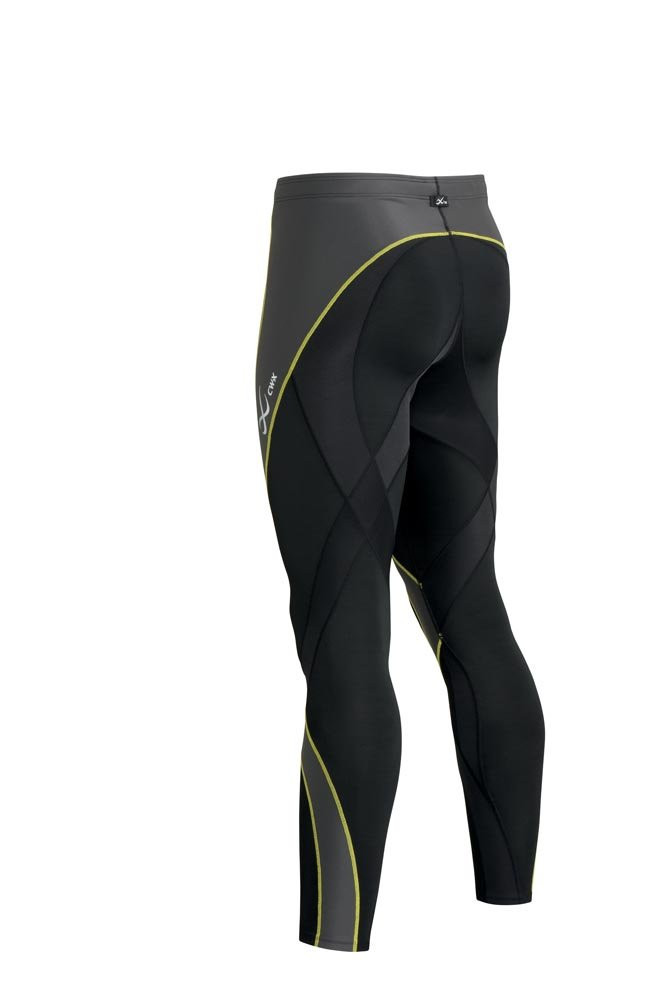 CW-X - Men's Endurance Pro Compression Tight, Black/Grey/Yellow - Bilde 2