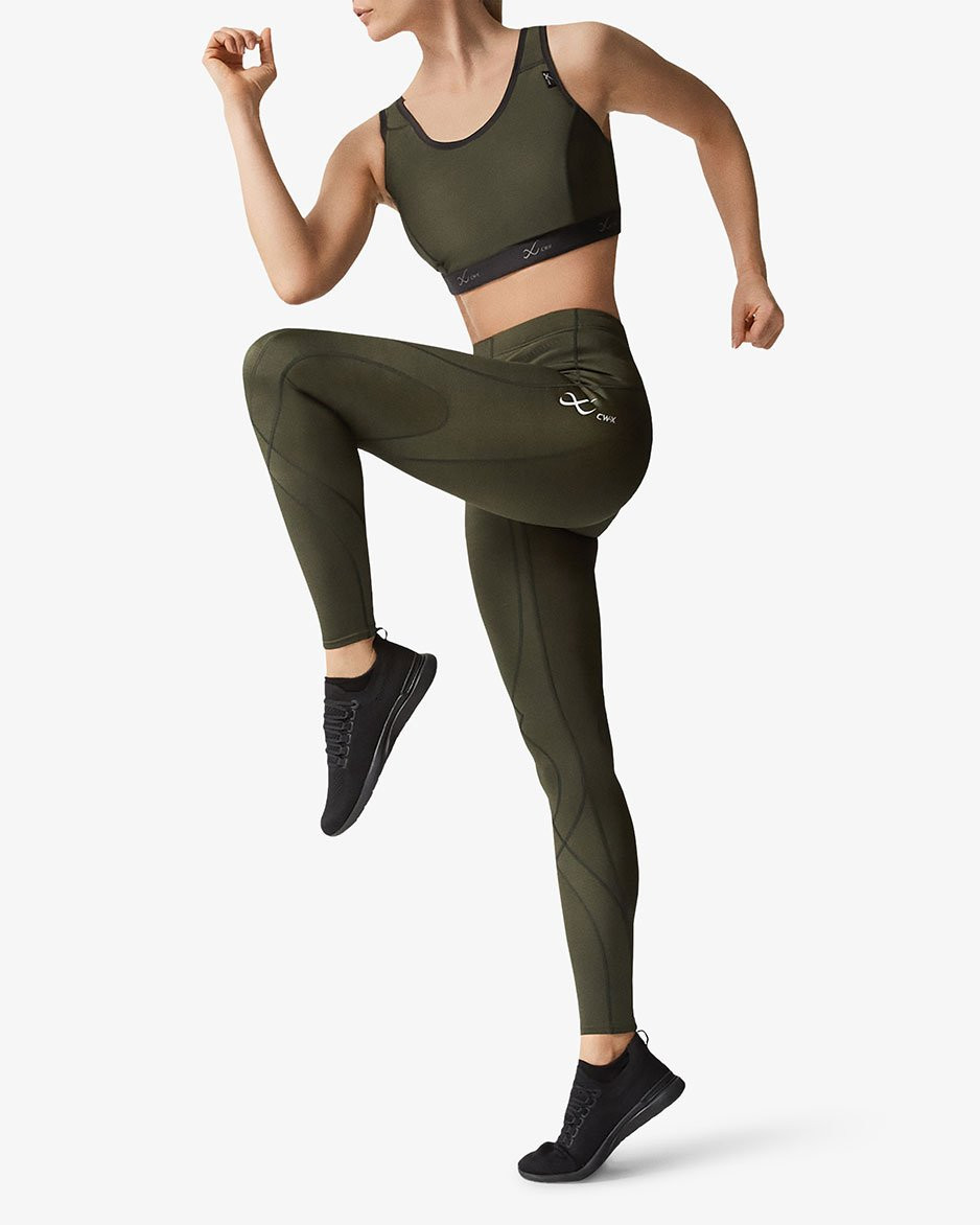 CW-X - Women's Stabilyx Compression Tight, Forest Night - Bilde 3