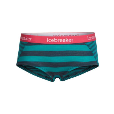 Icebreaker - Sprite Hot Pant, Nautical/Wild Rose/Stripe