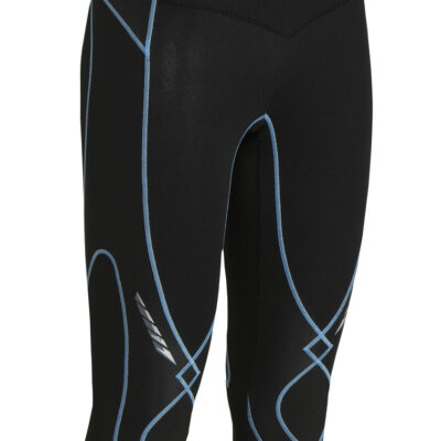 CW-X - Women's Stabilyx Insulator 3/4 Compression Tight, Black/Periwinkle